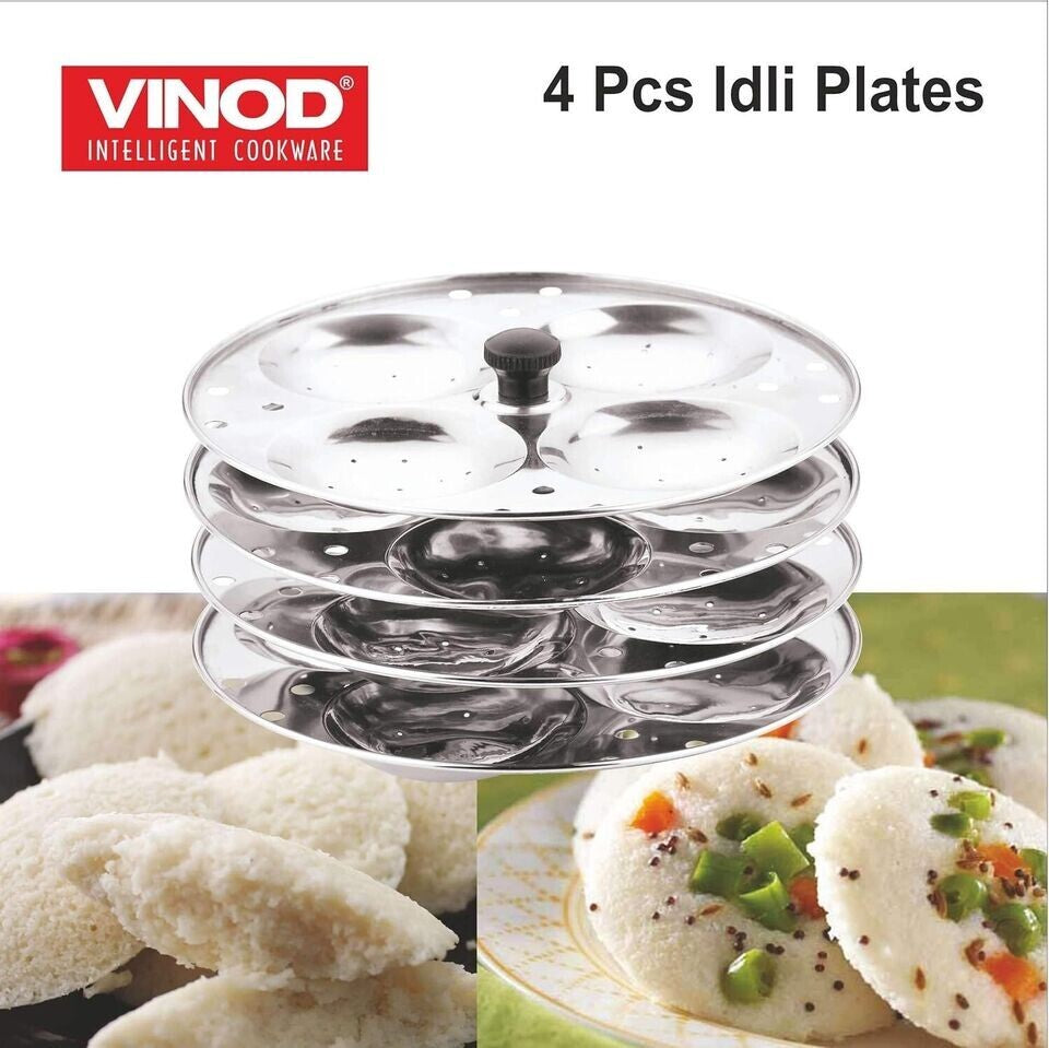 Vinod Idli Maker Stand Stainless Steel 4 Tier Indian Cooking Makes 16 Idlis