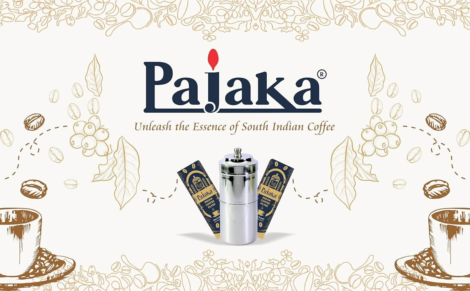 Retail Hub Stainless Steel South Indian Coffee or Kappi Filter & Drip Maker Silver Small Size for Home & Kitchen