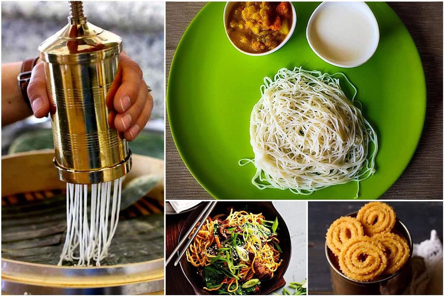 Yuktha Eternals Idiyappam/Murukku/Farsan Sev/Pasta Maker Machine Brass