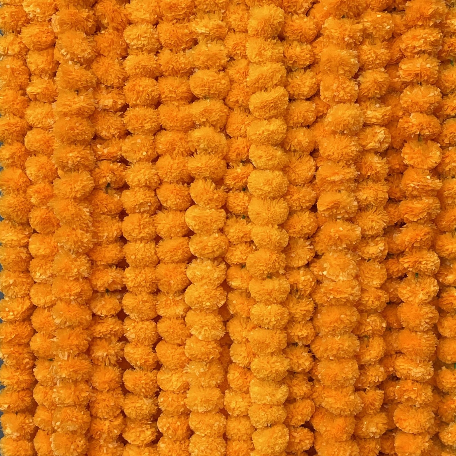 Krati Exports 5 PC - 5 Feet Marigold Garland |Indian/Americ