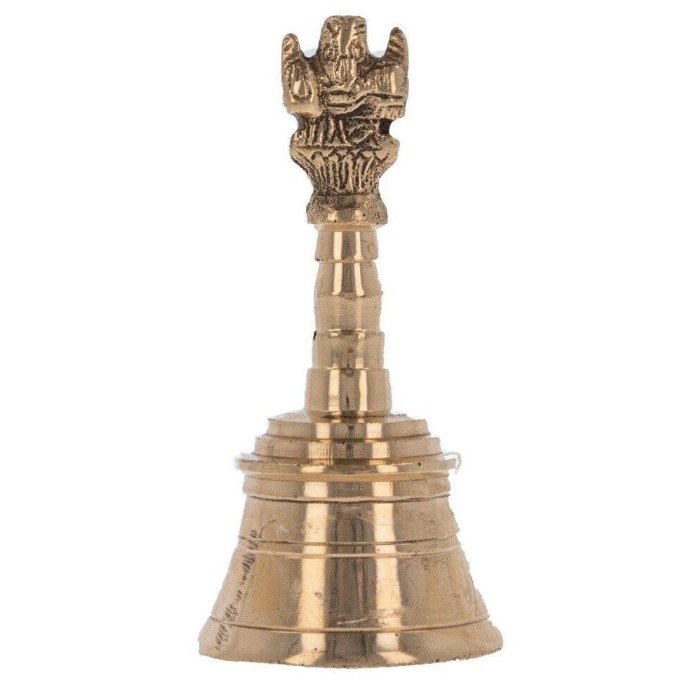 Prayer Bell Ghanti Temple Hindu Pooja Puja Arti Mandir Item Brass Bell Ganesha