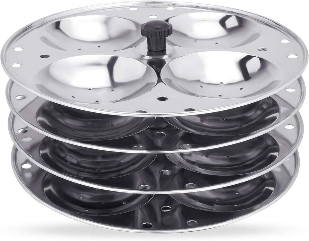 Vinod Idli Maker Stand Stainless Steel 4 Tier Indian Cooking Makes 16 Idlis