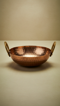 Copper Kadai with Hammered Finish