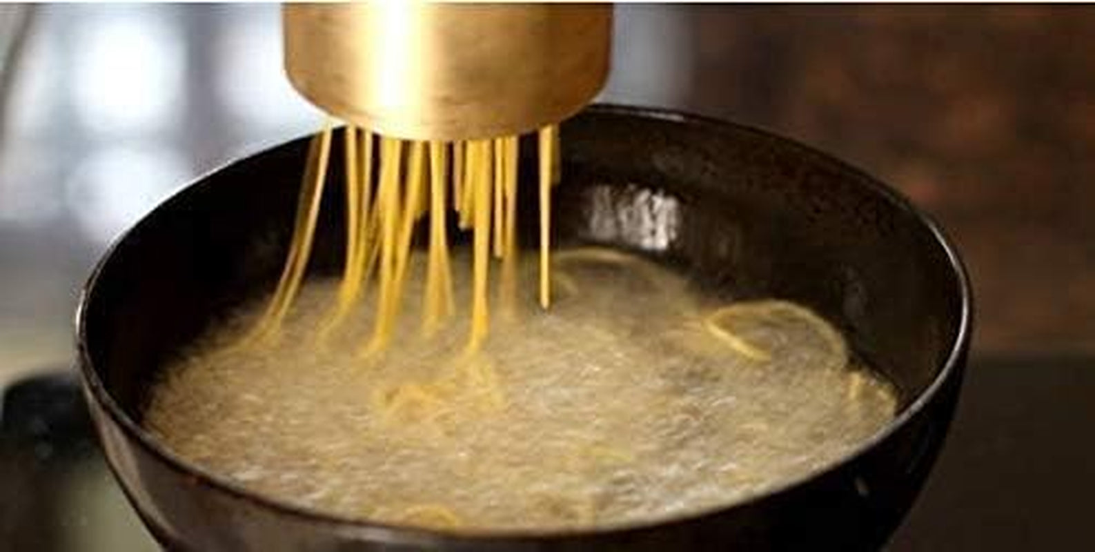 Eternals Manual Pasta Maker Machine, Brass, for Idiyappam, Murukku, Farsan Sev